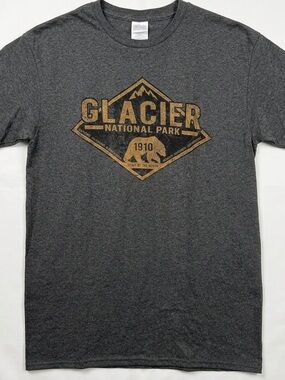 Delta Pro Weight Glacier National Park 1910 Unisex Short Sleeve Shirt Size M